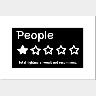 One Star Vote People Posters and Art